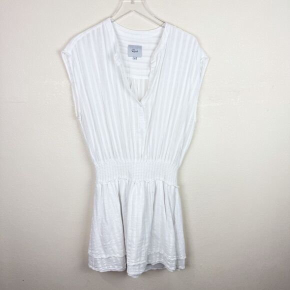 Rails White Short Sleeve Mini Causal Sun Dress XL - Picture 1 of 6